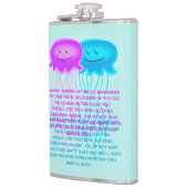 2匹のマンガ・クラゲ フラスク (左)