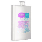 2匹のマンガ・クラゲ フラスク (右)