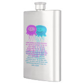 2匹のマンガ・クラゲ フラスク (左)