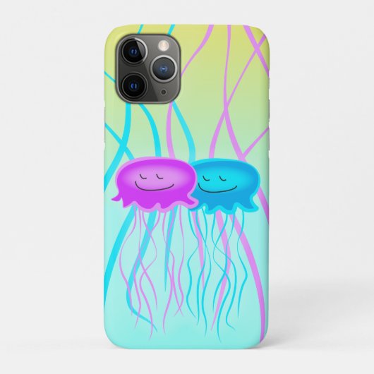 2匹のマンガ・クラゲ Case-Mate iPhoneケース (裏)