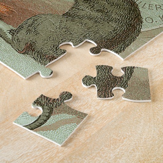 2匹のラットが付いている隠者の住処のサワーマッシュウィスキーの広告 ジグソーパズル (側面)