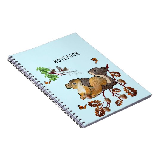 2匹のリス ノート :  (右側)