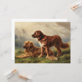 2匹の夜警の犬 カード (正面/裏面インサイチュ)