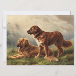 2匹の夜警の犬 カード