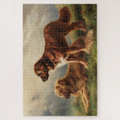 2匹の夜警の犬 ジグソーパズル (縦)