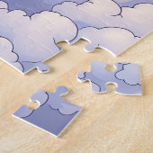 2匹の天使のような猫の子供たち ジグソーパズル (側面)