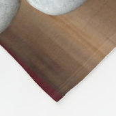 2匹の天空の天使の天使 フリースブランケット (角)