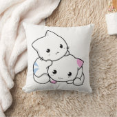 2匹の子ネコ クッション (ブランケット)