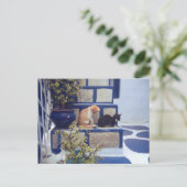 2匹の子猫が楽しんで ポストカード (スタンド正面)