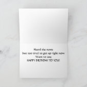 「2匹の小さな豚」が**ハッピーバースデーだ** カード (内部)