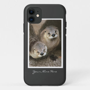 2匹の川カワウソ iPhone 11 ケース