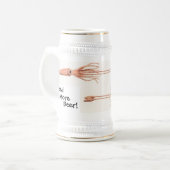 2匹の巨大なイカの達すること ビールジョッキ (正面左)