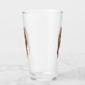 2匹の幸せなカワウソ タンブラーグラス (右)