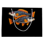 2匹の斑点のある魚 ラージペーパーバッグ (裏面)