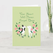 2匹の犬を亡くしたペットの同情カード カード (正面)