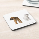 2匹の犬 コースター (左側)