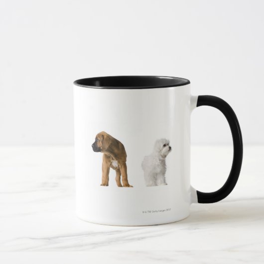 2匹の犬 マグカップ (右)