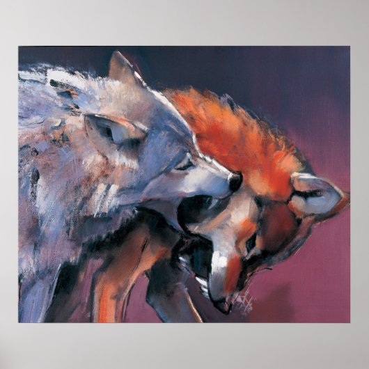 2匹の狼 ポスター (正面)