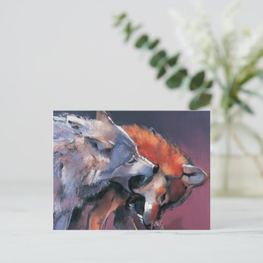 2匹の狼 ポストカード (スタンド正面)