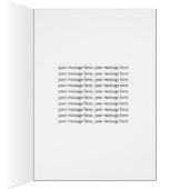 2匹の猫がすぐにグリーティングカードに乗る (内側 (右))