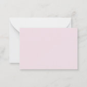 2匹の猫がバレンタインカードに乗っている ノートカード (裏面)