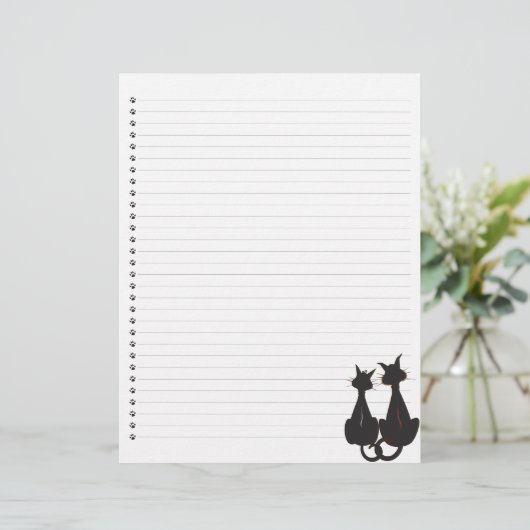 2匹の猫がレターヘッドを並べた (スタンド正面)