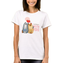 2匹の猫が抱き寄ってハートの形とロマンチックなm