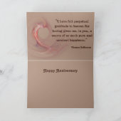 2匹の猫が暮らす記念に幸せに カード (内部)