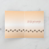 2匹の猫との幸せな母の日 カード (内部)