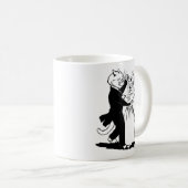 2匹の猫の踊り、ルイ・ワイン コーヒーマグカップ (正面右)