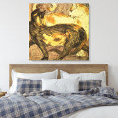 2匹の猫 キャンバスプリント (インサイチュ (寝室))