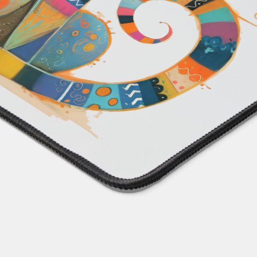 2匹の猫 デスクマット (コーナー)