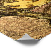 2匹の猫 ポスター (角)