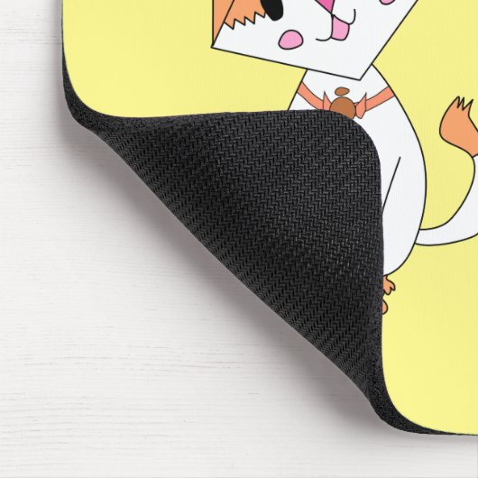 2匹の猫 マウスパッド (コーナー)