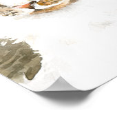 2匹の猫 – 虎猫とネクタイ ポスター (角)