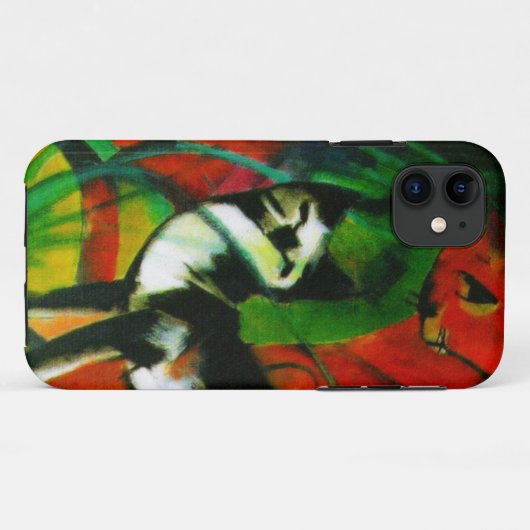 2匹の猫 Case-Mate iPhoneケース (裏面(横))