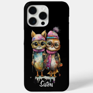 2匹の猫 iPhone 15 PRO MAXケース