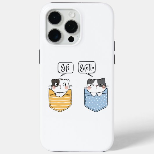 2匹の猫 Case-Mate iPhoneケース (裏面)