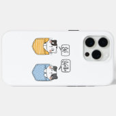 2匹の猫 Case-Mate iPhoneケース (裏面 (横))