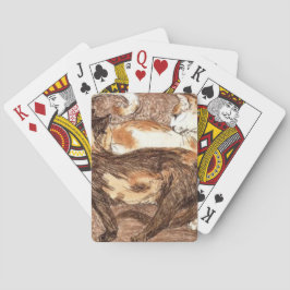 2匹の猫(Franz Marc) トランプ