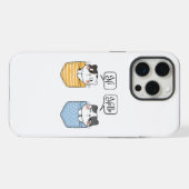 2匹の猫 iPhoneケース (裏面横)