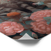 2匹の美しい猫 ポスター (角)