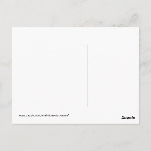 2匹の若いオオカミのウナギの郵便はがき ポストカード (裏面)