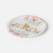 2匹の野獣ガールズ2歳の誕生日 ペーパープレート (アングル)