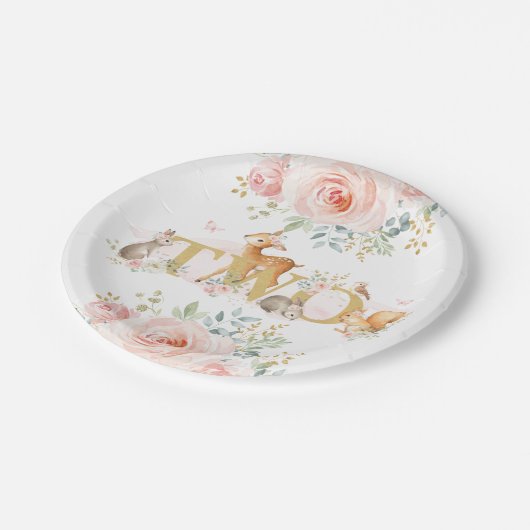 2匹の野獣ガールズ2歳の誕生日 ペーパープレート (アングル)