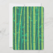 2匹の野生の可愛いレッサーパンダの子供たちの2歳の誕生日 招待状 (裏面)