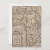 2匹の野生アフリカサファリの動物の誕生日2 招待状 (裏面)