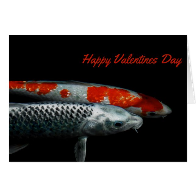 2匹の魚のバレンタイン (正面横)