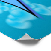 2匹の魚キスをする、水中シーン ポスター (角)