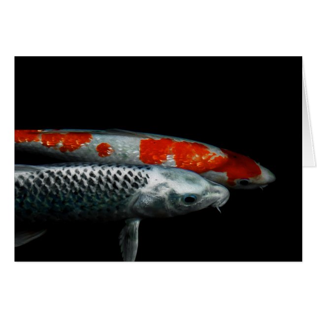 2匹の魚 (正面横)